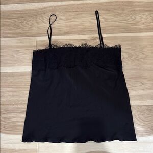 RED Valentino lace square neck tank top